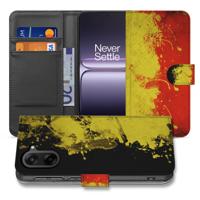 OnePlus Nord CE 5 | Bookcase | Hoesje met Belgische Vlag Design en Pasvak Functie