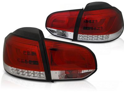 Tuning-Tec Achterlichten ROOD WIT voor VW GOLF 6 10.08-12 Tuning-Tec Achterlichten ROOD WIT voor VW GOLF 6 10.08-12