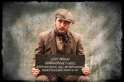 Maatpak Voor Heren | 3-delig Pak | Bruin Visgraat | Jeremiah Jezus | Peaky Blinders | Peaky Blinders