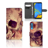 Telefoonhoesje met Naam Samsung Galaxy A7 (2018) Skullhead - thumbnail
