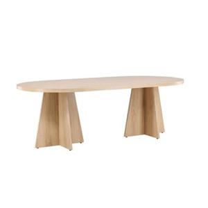 Fjôrd - Eettafel MDF Naturel Ovaal - 230x115x76cm - Bootcut