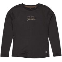 LEVV Meisjes shirt - Fanou - Raaf grijs