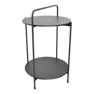 LOFT42 Fold Bijzettafel - Metaal - Mat Zwart - 68x45x45