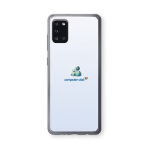 MSN: Samsung Galaxy A31 Transparant Hoesje