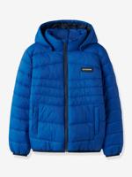 Gewatteerd donsjack met capuchon voor jongens NAME IT felblauw