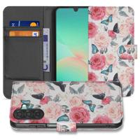 Samsung Galaxy A26 Butterfly Roses | Book Case |