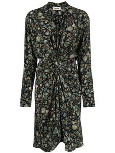 Zadig&Voltaire robe mi-longue Rozo à fleurs - Noir