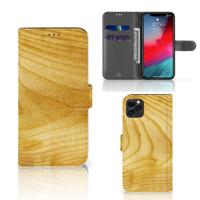 Apple iPhone 11 Pro Max | Book Style Case | Licht Hout