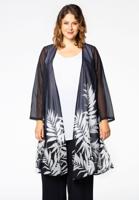 Yoek Blouse-jasje VICTORIA | Blauw | Maat 58/60
