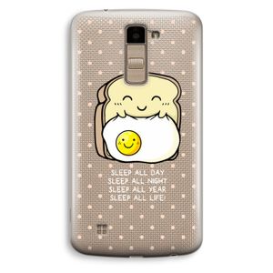 Sleep All Day: LG K10 (2016) Transparant Hoesje