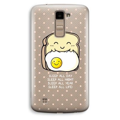 Sleep All Day: LG K10 (2016) Transparant Hoesje
