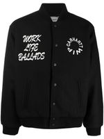 Carhartt WIP veste bomber Work Varsity à broderies - Noir - thumbnail