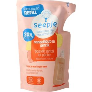 Seepje Wasverzachter sandelhout perzik navulling