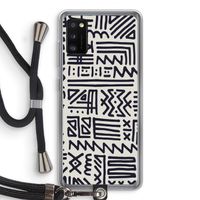 Marrakech print: Samsung Galaxy A41 Transparant Hoesje met koord