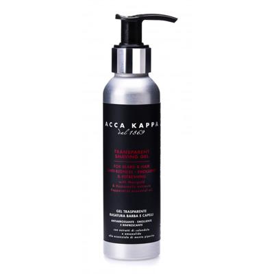 Acca Kappa Beard Transparent Shaving Gel 125ml | Voor Mannen Acca Kappa Beard Transparent Shaving Gel 125ml | Voor Mannen