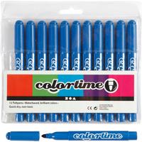Colortime stiften, lijndikte 5 mm, azure, 12 stuk/ 1 doos Colortime stiften, lijndikte 5 mm, azure, 12 stuk/ 1 doos