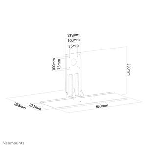 Neomounts Toetsenbord- en muishouder KEYB-V200B bevestiging