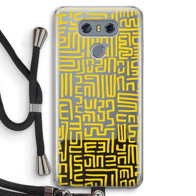Majorelle Blue Print: LG G6 Transparant Hoesje met koord
