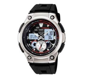 Horlogeband Casio AQ-190 / 10331223 Kunststof/Plastic Zwart
