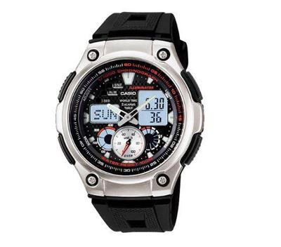 Horlogeband Casio AQ-190 / 10331223 Kunststof/Plastic Zwart
