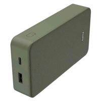 Hama Colour 20 Power Pack 20000 mAh 2 Outputs:USB-C USB-A Powerbank Groen