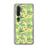 Flamingo party: Xiaomi Mi Note 10 Transparant Hoesje