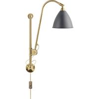 Gubi Bestlite BL5 Ã˜16 Wandlamp - Messing & Mat grijs