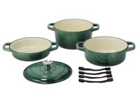 SILVERCREST Gietijzeren pannenset (Groen)