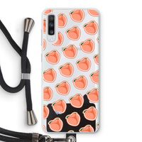 Just peachy: Samsung Galaxy A70 Transparant Hoesje met koord Just peachy: Samsung Galaxy A70 Transparant Hoesje met koord