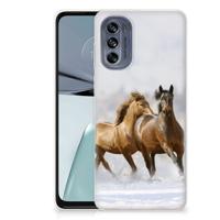 Motorola Moto G62 5G | TPU Hoesje | Paarden