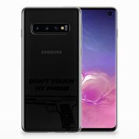 Samsung Galaxy S10 Silicone-hoesje Pistol DTMP
