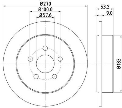 Remschijf 8DD355107921