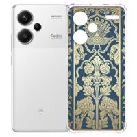 Xiaomi Redmi 13 Pro Plus Hoesje - Beige Flowers TPU Antishock
