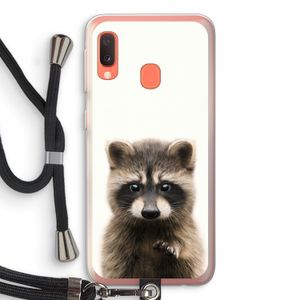 Rocco: Samsung Galaxy A20e Transparant Hoesje met koord