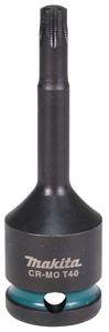 Makita Accessoires Slagschroefbit T40x78mm Impact Black 1/2" VK - E-19819