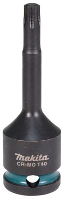 Makita Accessoires Slagschroefbit T40x78mm Impact Black 1/2" VK - E-19819