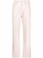 Nanushka pantalon droit en cuir artificiel - Tons neutres