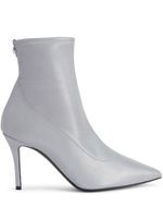 Giuseppe Zanotti bottines Mirea 90mm en cuir - Gris - thumbnail