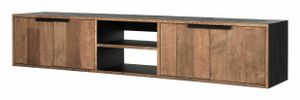 DTP Home Hangend TV-meubel 'Cosmo' Teakhout, 205cm