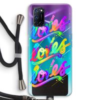 Loves: Oppo A92 Transparant Hoesje met koord