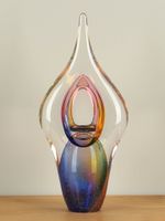 Glassculptuur kristal kleurrijk 5020BR