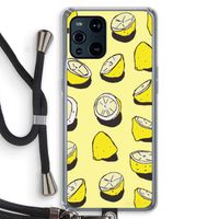 When Life Gives You Lemons...: Oppo Find X3 Transparant Hoesje met koord