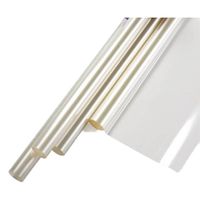 3x Rollen transparante folie inpakpapier/cadeaupapier 70 x 500 cm - Cadeaupapier - thumbnail
