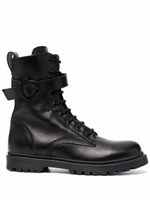 Moncler Enfant bottines Carinne à lacets - Noir - thumbnail