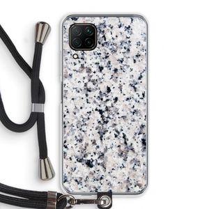 Gespikkelde marmer: Huawei P40 Lite Transparant Hoesje met koord