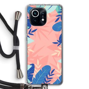 Tropisch: Xiaomi Mi 11 Transparant Hoesje met koord