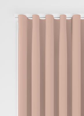 Renica gordijn - Dusty Pink met Wave plooi