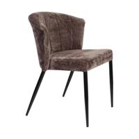 Dutchbone Georgia eetkamerstoel Paars