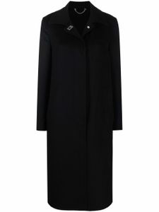 Ferragamo manteau à plaque logo - Noir