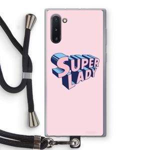 Superlady: Samsung Galaxy Note 10 Transparant Hoesje met koord